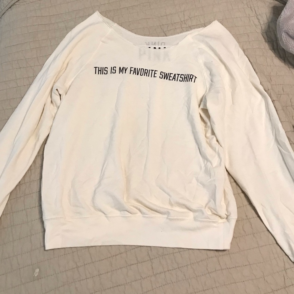 Victoria’s Secret White Sweatshirt